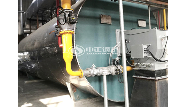 山東魯花1200萬大卡YQW燃氣臥式導(dǎo)熱油鍋爐項目